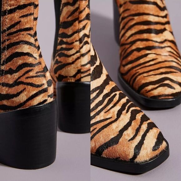 ANTHROPOLOGIE Silent D Nirvani Knit Chelsea Boots - Picture 8 of 8